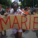 Protests took place all over Brazil yesterday. This woman was protesting in Salvador, Brazil, at the World Social Forum.